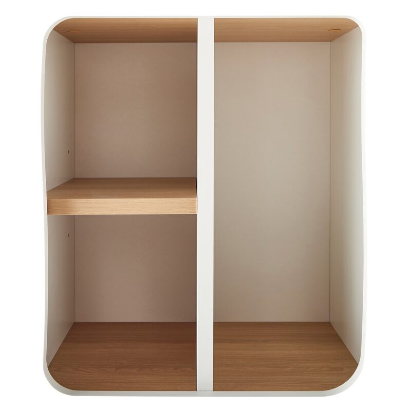 Bibliothèque HACIENDA coloris blanc hauteur 188 cm