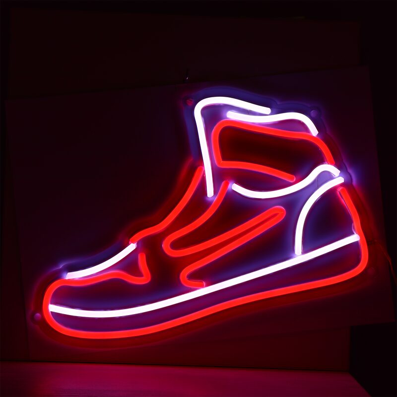 Neon light sneakers hot sale