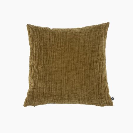 4MURS Coussin MEANDOR coloris jaune ocre 44 x 44 cm