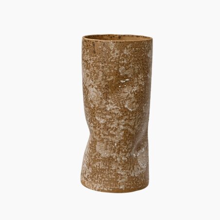 Vase AGRESTE coloris brun