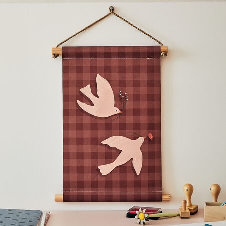 4MURS Kakémono déco NATY coloris rose