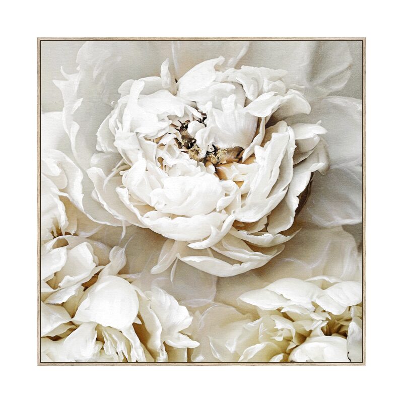 Tableau embelli NUDE POESIE coloris beige
