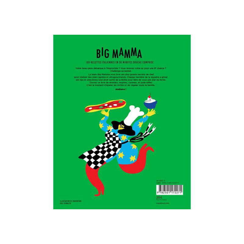 Livre BIG MAMMA - CUISINE ITALIENNE EN 30 MINUTES (DOUCHE COMPRISE !)