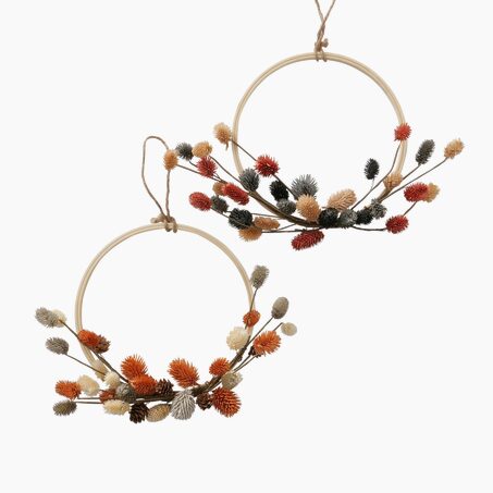 4MURS Couronne RUMBA coloris bois / terracotta / jaune