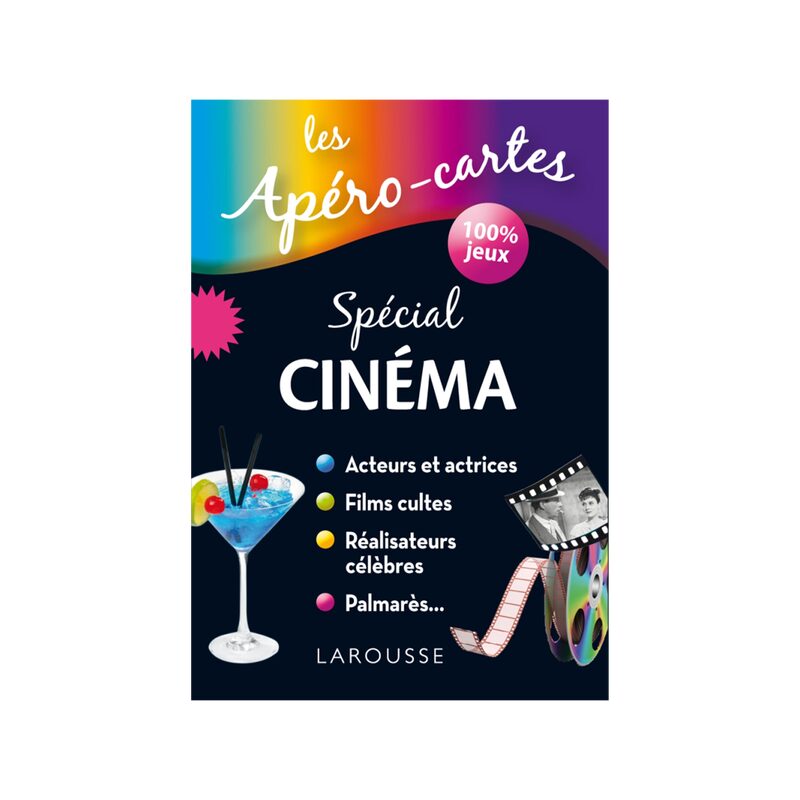 Jeu de cartes APÉRO-CARTES, SPÉCIAL CINÉMA