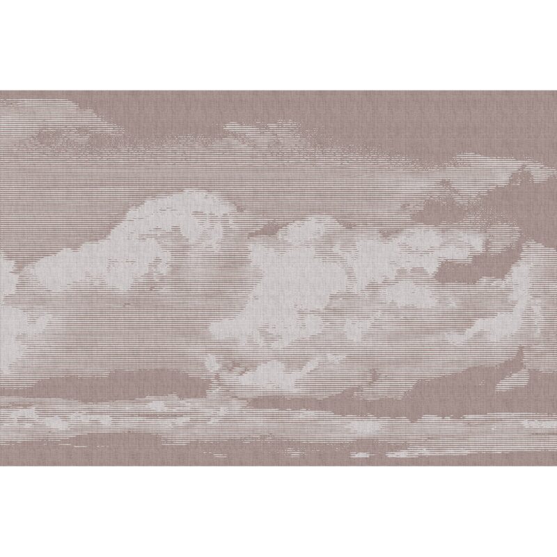Papier peint panoramique XL NUBE 400 x 270 cm vieux rose