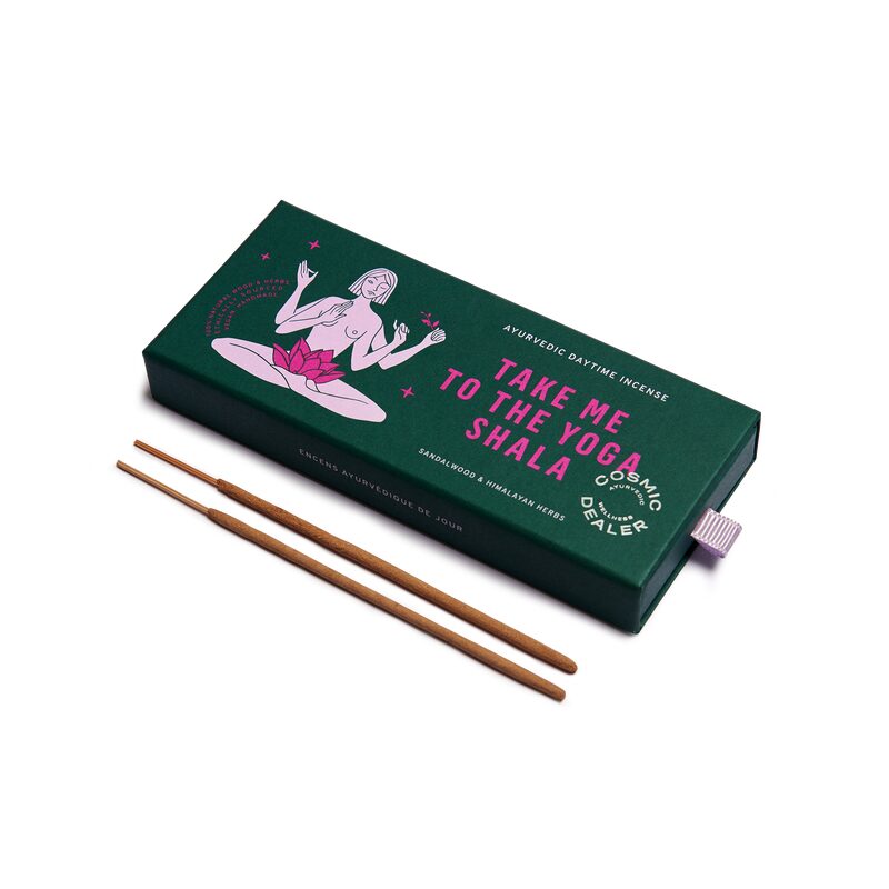 Baton encens YOGA SHALA SANTAL coloris vert