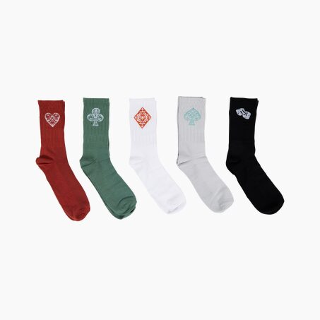 Chaussettes POKER coloris multicolore