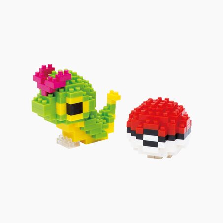 NANOBLOCK Jeu de construction CHENIPAN RAUPY & POKEBALL