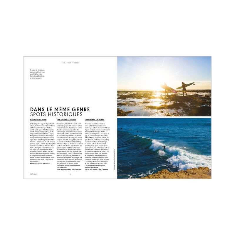 Livre voyage et nature SURF AUTOUR DU MONDE