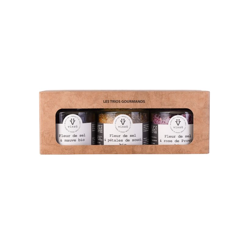 Coffret FLEUR DE SEL AUX FLEURS BIO