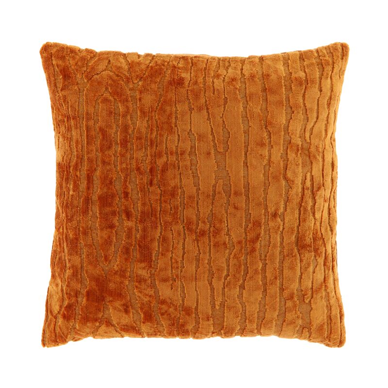 Coussin MUDO coloris brun 45 x 45 cm