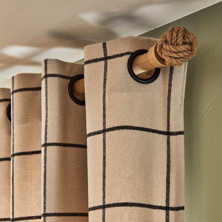 4MURS Rideau SOLANE coloris naturel 140 x 260 cm