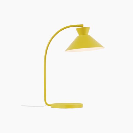 Lampe à poser DIAL coloris jaune 51 x 25 cm