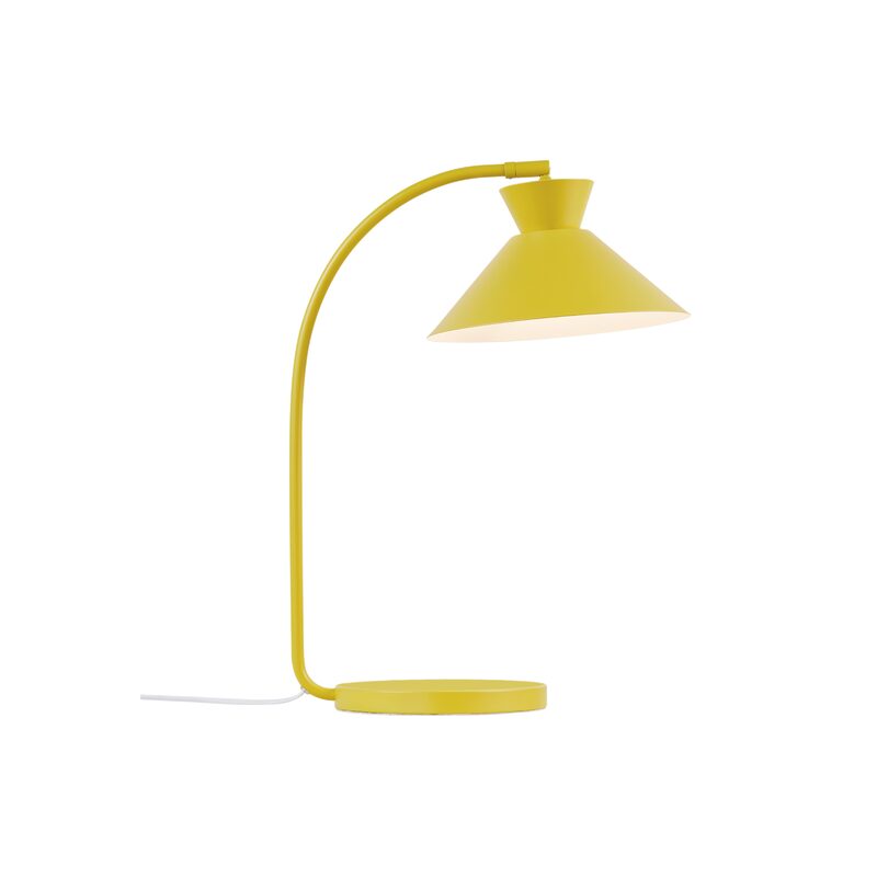 Lampe à poser DIAL coloris jaune 51 x 25 cm