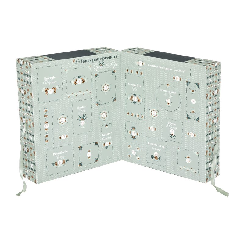 Calendrier de l'Avent SPA coloris vert