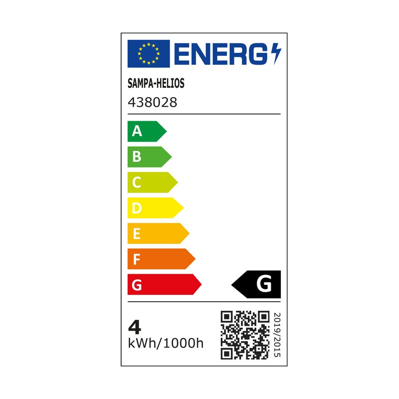 Ampoule LED E27 30W POIRE XL AMBRÉ coloris jaune 30,3 x 16,8 cm