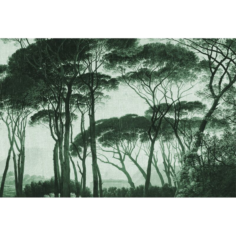 Papier peint panoramique XL BOSQUET 400 x 270 cm vert anglais