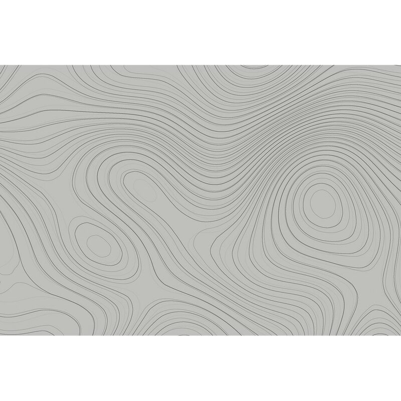 Papier peint panoramique XL ZENNA 400 x 270 cm gris béton