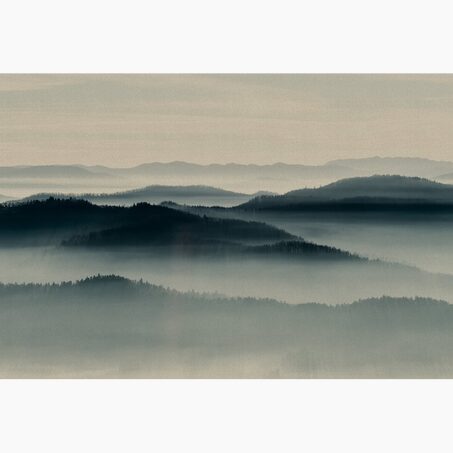 Papier peint panoramique XL DENALI 400 x 270 cm bleu dilué