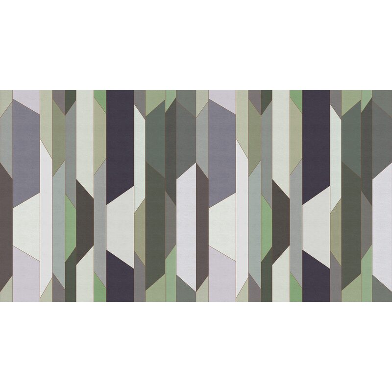 Papier peint panoramique XXL THEOTIME 500 x 270 cm vert