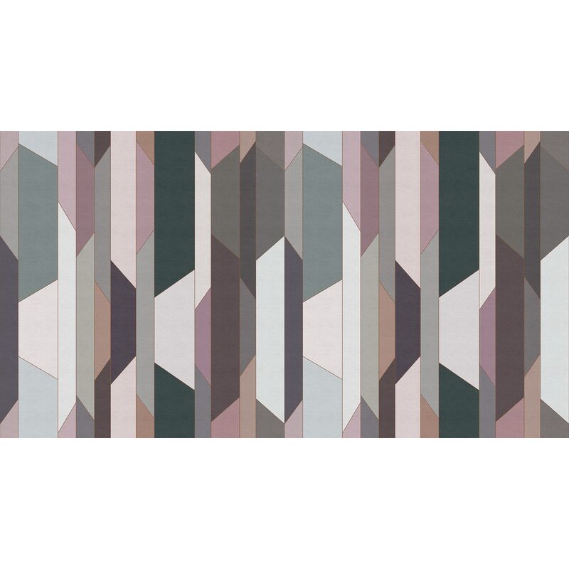 Papier peint panoramique XXL THEOTIME 500 x 270 cm rose