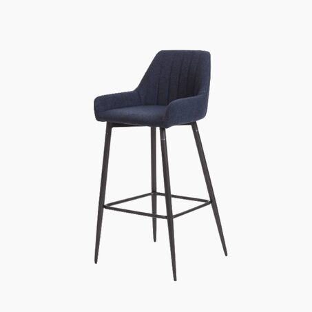 4MURS Tabouret de plan de travail CASSIA coloris bleu