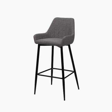 4MURS Tabouret de plan de travail CASSIA coloris gris chiné