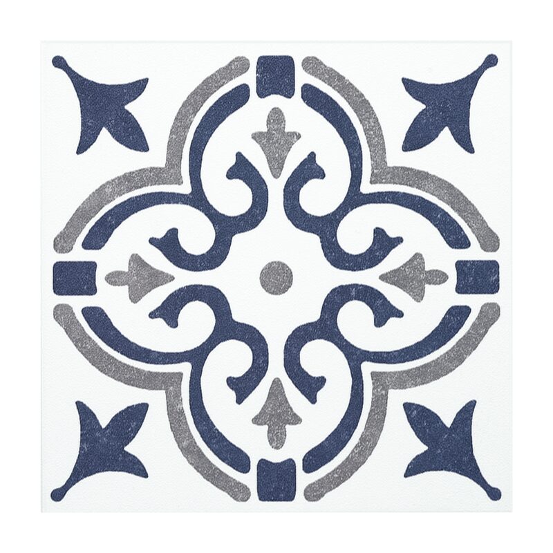 Revêtement décoratif adhésif MINI WALL TILES JAMILA BLUE coloris bleu