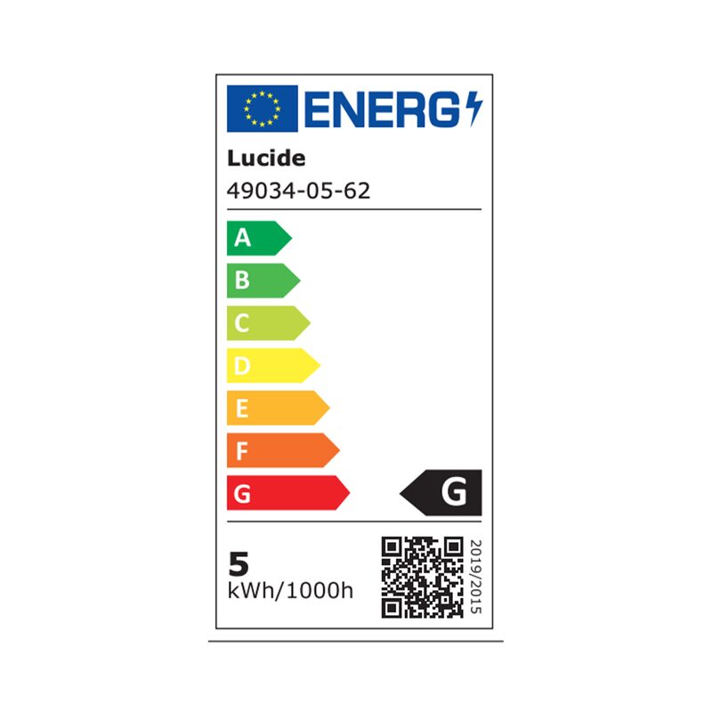 Ampoule LED E27 45W GIANT AMBRÉ coloris jaune 35 x 25 cm