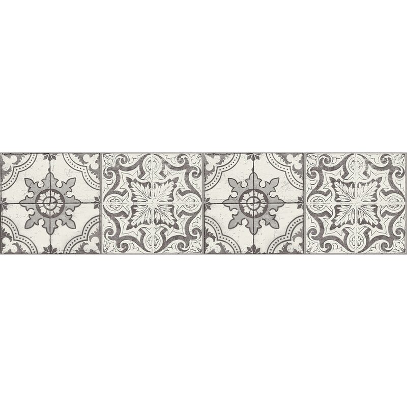 Frise adhésive CYMIA coloris gris anthracite