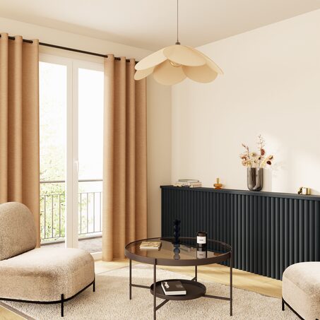 Rideau thermique ANOUKA coloris vison 140 x 260 cm