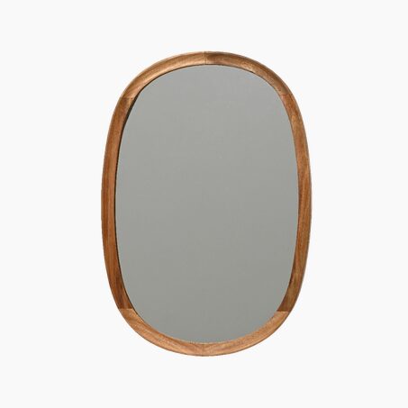 Miroir en bois LAORA 50 x 70 cm