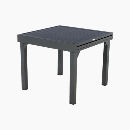 Hespéride Table extensible PIAZZA graphite 90 x 90 cm
