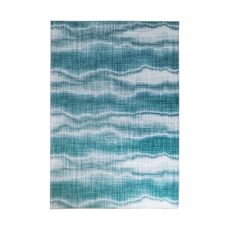 Tapis extérieur SILA coloris bleu turquoise 120 x 160 cm