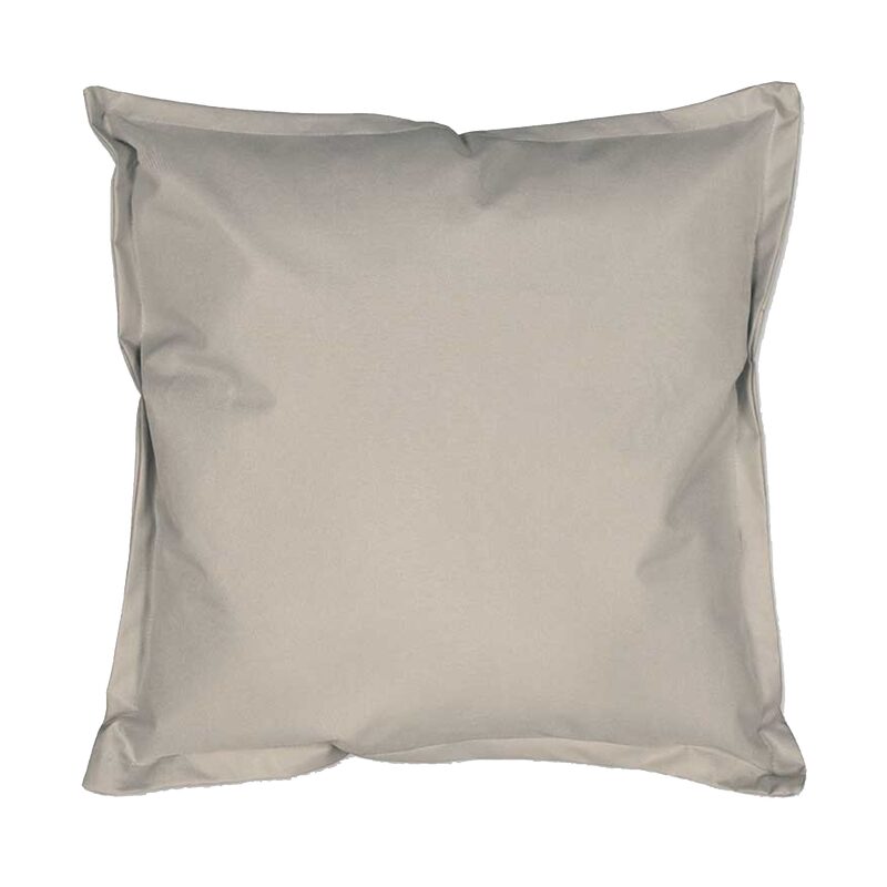 Coussin RYA coloris gris perle 50 x 50 cm