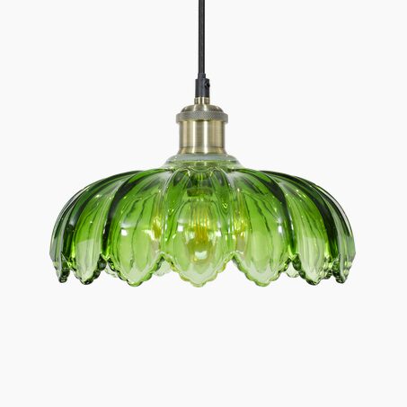 Suspension VIRGO coloris vert 25 x 26 cm