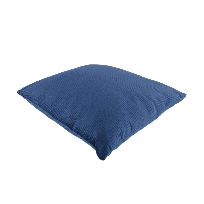 Coussin ADONIS coloris bleu nuit 45 x 45 cm