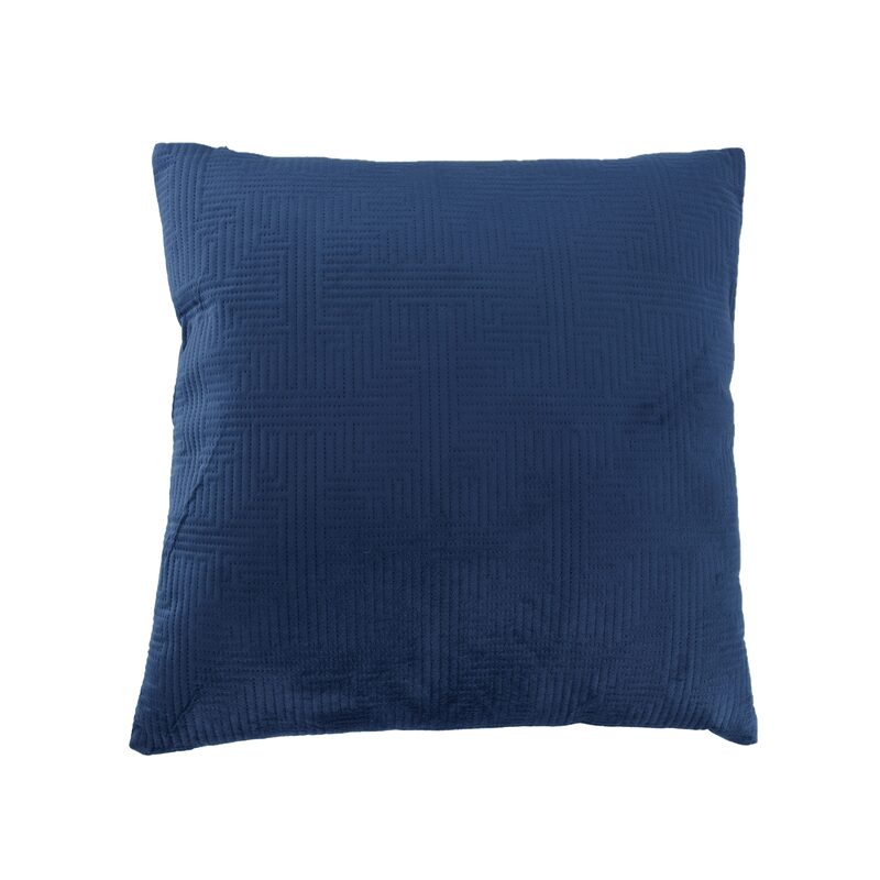 Coussin ADONIS coloris bleu nuit 45 x 45 cm