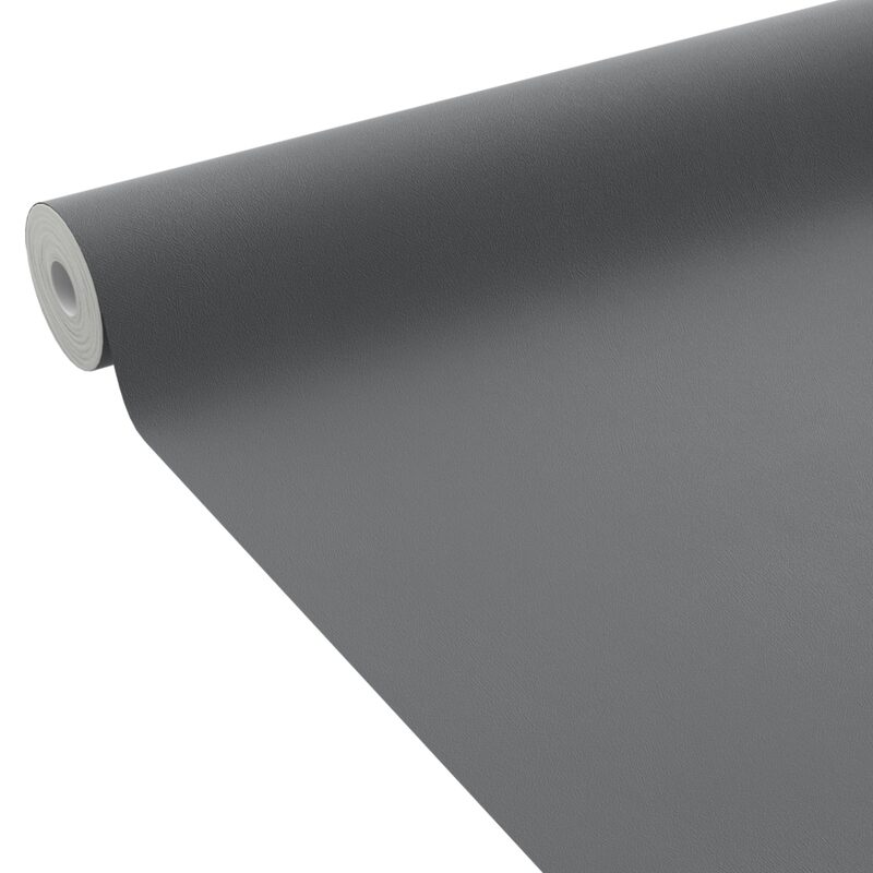 Papier peint intissé CLASSIC LINE coloris gris anthracite