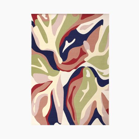 Tapis extérieur GOYAVE coloris bleu vert 120 x 170 cm