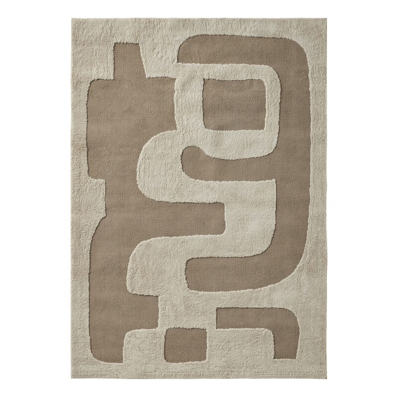 Tapis ORAN coloris ivoire sable 160 x 230 cm