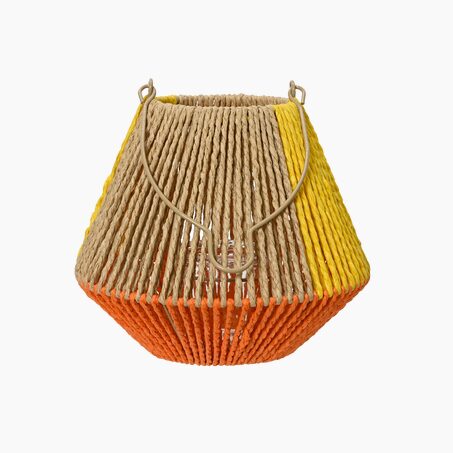 Lanterne JUTI coloris Beige, Jaune, Orange