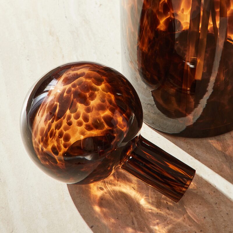 Bouteille décorative ROMA coloris noir marron