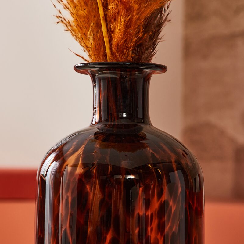 Bouteille décorative ROMA coloris noir marron