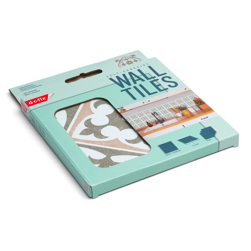 Revêtement décoratif adhésif MINI WALL TILES NADIA GREEN coloris sauge
