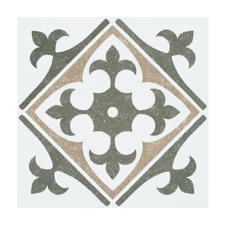 Revêtement décoratif adhésif MINI WALL TILES NADIA GREEN coloris sauge