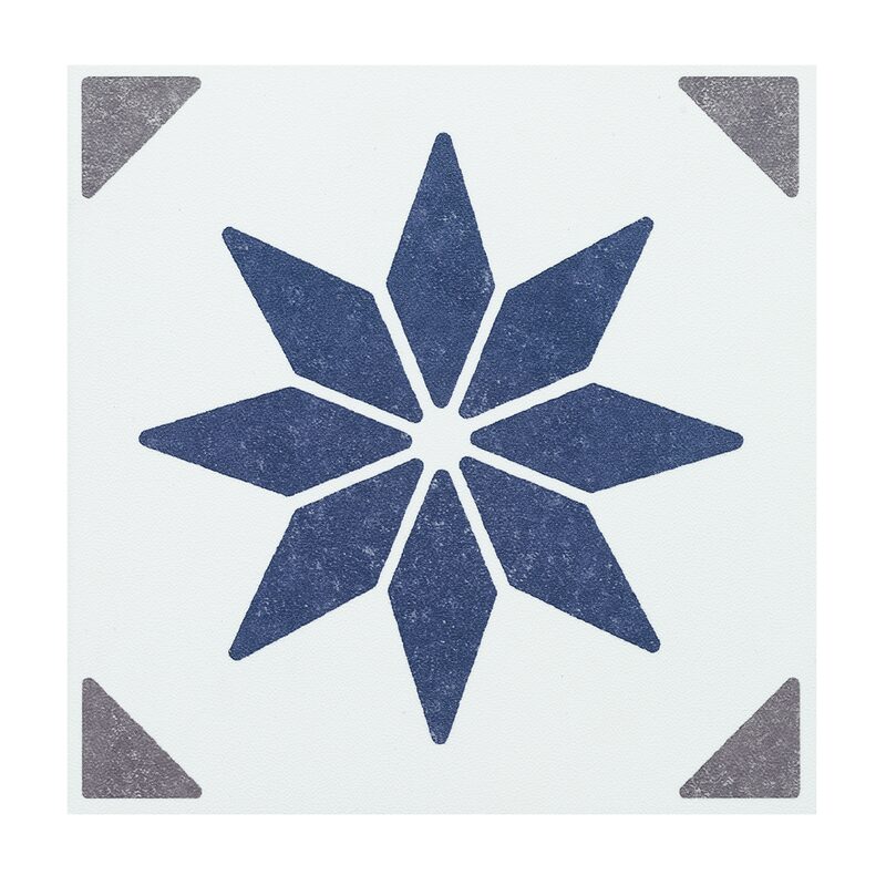 Revêtement décoratif adhésif MINI WALL TILES ALIA BLEU coloris bleu