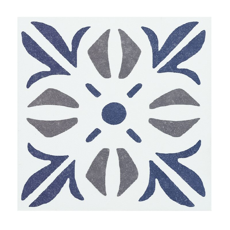 Revêtement décoratif adhésif MINI WALL TILES CUBIA BLUE coloris bleu
