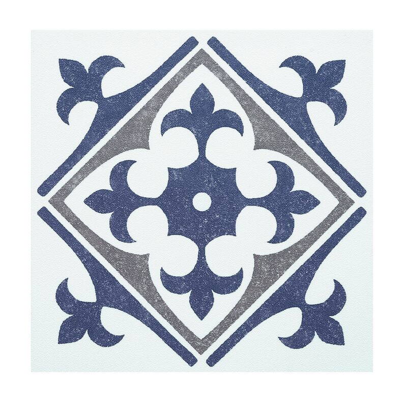 Revêtement décoratif adhésif MINI WALL TILES NADIA BLUE coloris bleu